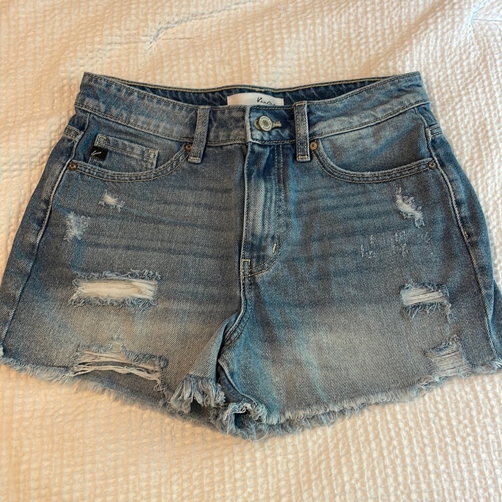 Womens Kancan jean shorts